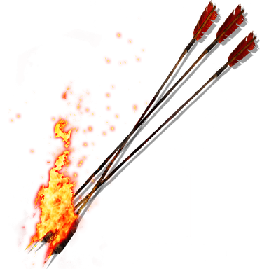Cinder Arrows ammunition icon from Lords of the Fallen