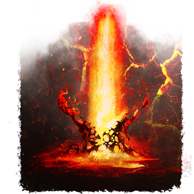 Magma Surge spell icon from Lords of the Fallen