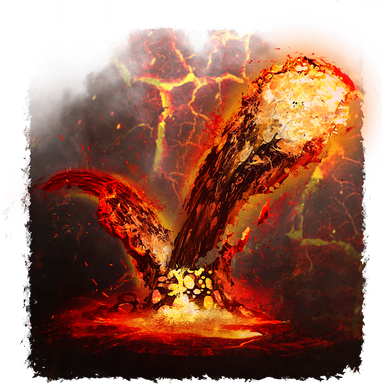 Pyroclastic Stone spell icon from Lords of the Fallen