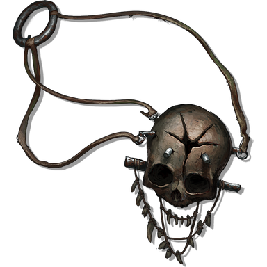 Shrunken Skull Pendant amulet icon from Lords of the Fallen