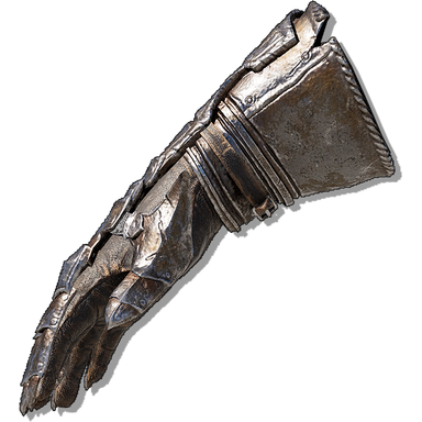 The Iron Wayfarer's Gauntlet arms armor icon from Lords of the Fallen