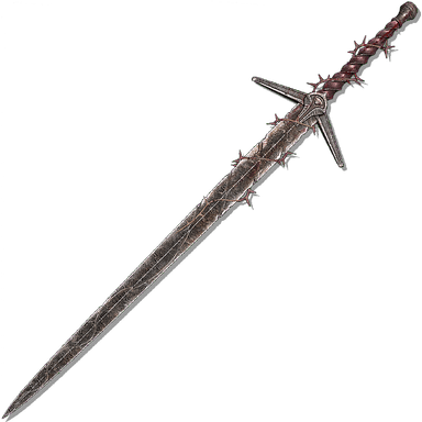 Thorned Crimson Rector Sword long sword icon from Lords of the Fallen